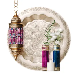 Decorative set in Moroccan style